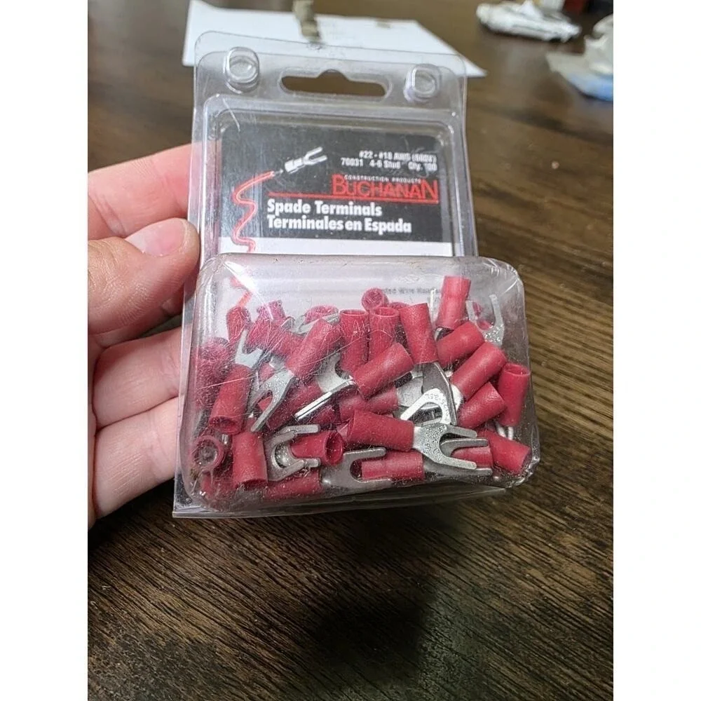 Buchanan AW2120-2 Spade Terminals #22 20 18 stud‎ 22-18 AWG Wire Qnt 103